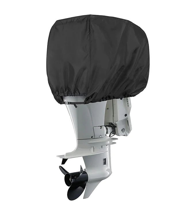600D Heavy Duty Fade Resistant UV-proof Dust-proof Waterproof Outboard Motor Cover Outdoor Boat Engine Hood Covers
