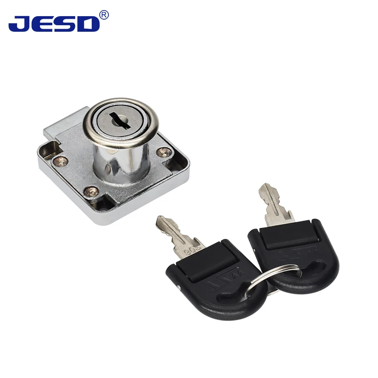 Factory Customize Thick Thin Back Full Alloy Model Convex Flat Base Wardrobe Cabinet Drawer Lock Wooden Office Desk Drawer Lock