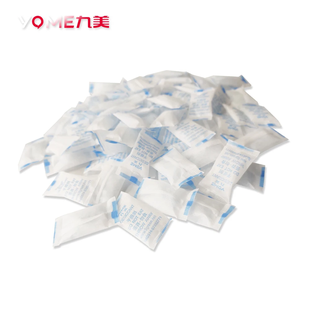 Yome Absorb King Custom Silica Gel Desiccant food grade moisture absorber Small Bag Packs 0.5g 1g 2g 3g 5g Silica Gel Desiccant