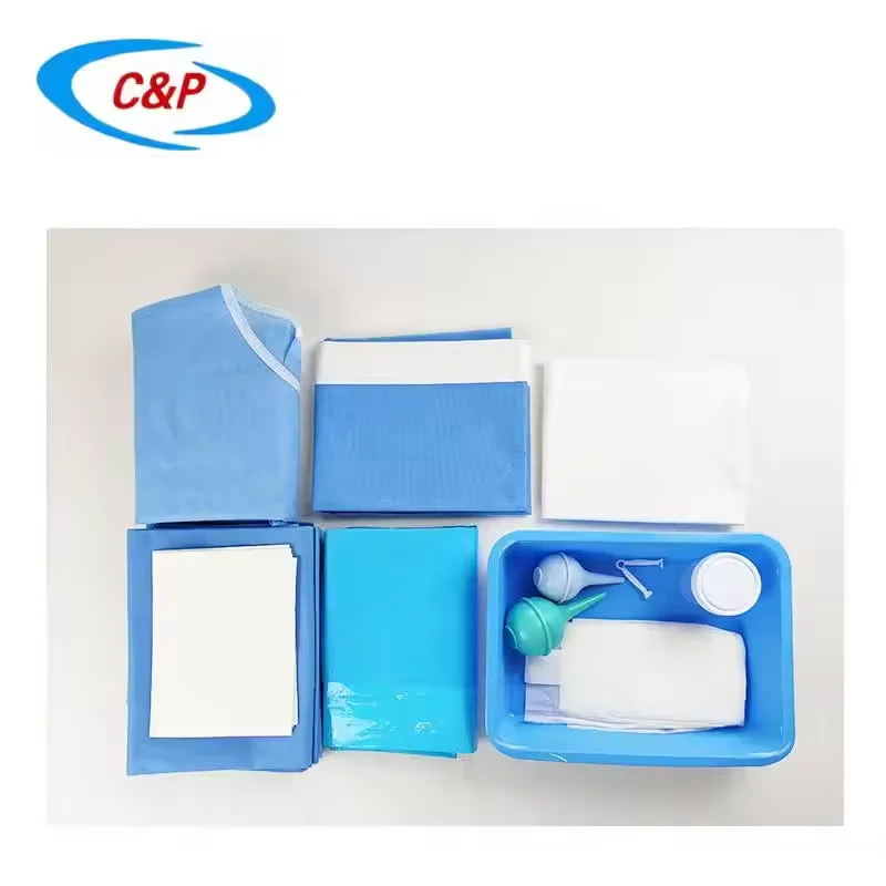 Disposable Sterile Medical Product Surgical Delivery Drape Pack Kit Vaginal Delivery Pack