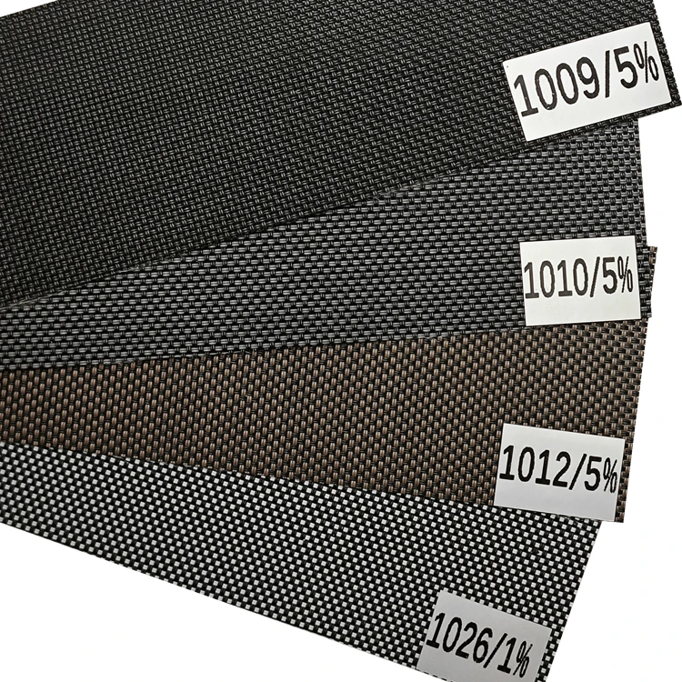 Manufacture Quality Sunscreen Fabric Waterproof Flame Retardant Fireproof Window Blinds Fabric Polyester Roller Blind Fabric