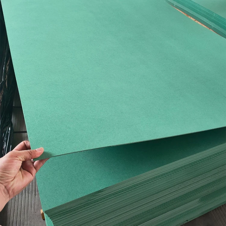 4x8 manufacturer mdf laminated sheets 3mm 6mm 9mm 12mm 18mm 16mm waterproof green moisture hmr mdf board