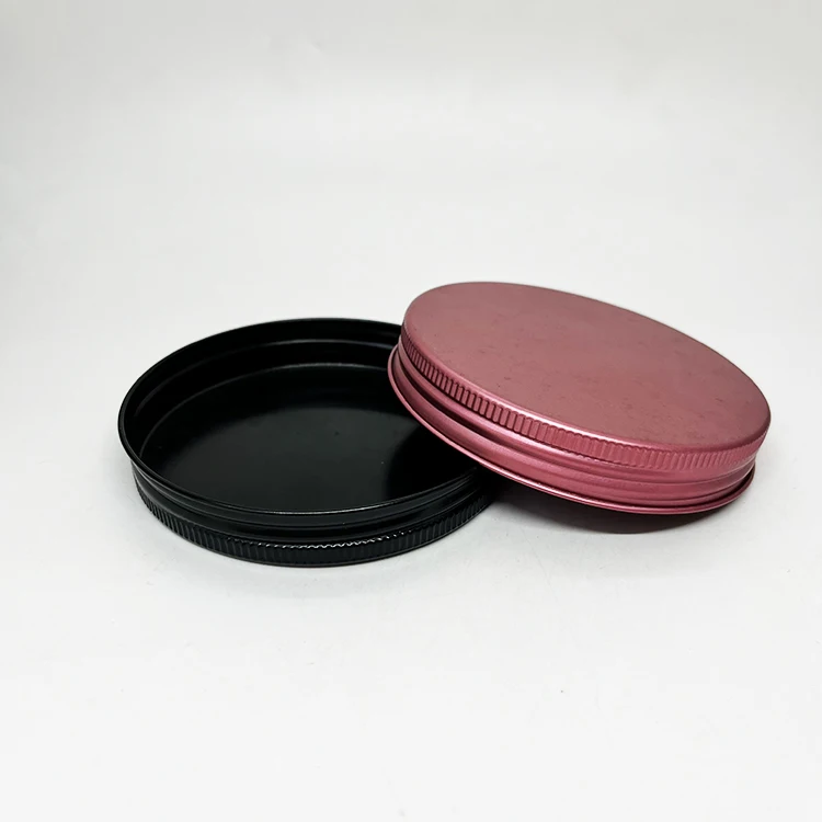 factory 68mm 89mm black pink purple metal aluminum bottle screw caps/  metal gold oil bottles screw lids manufacturer/wholesale