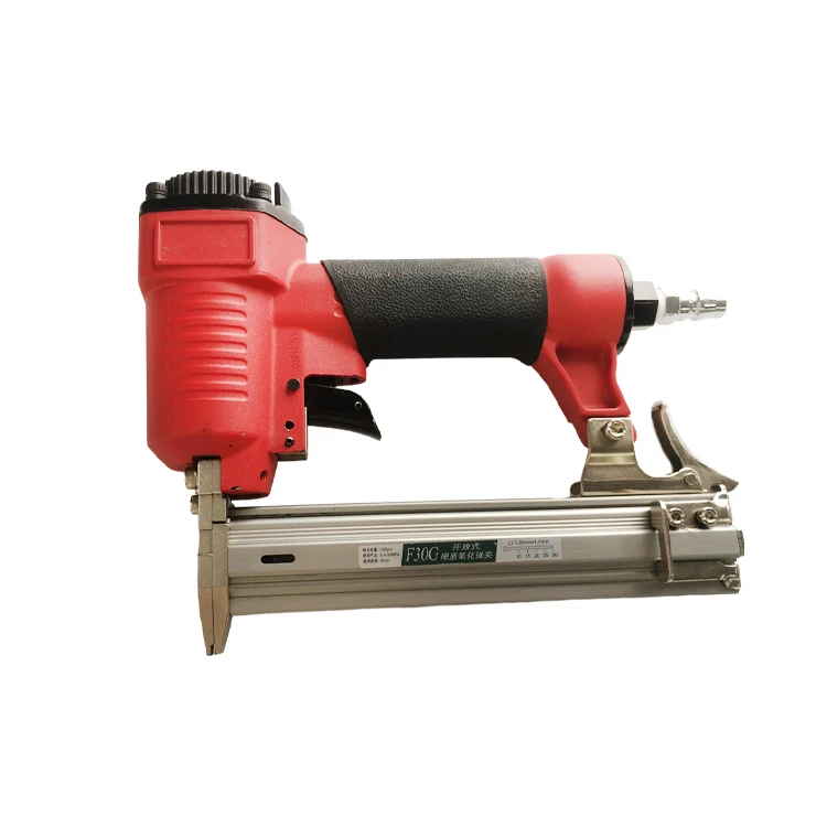 Pneumatic Pins Stapler Automatic feeding Air nailer gun Furniture wood tool for Make sofa / furniture