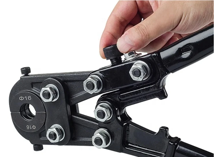Mechanical Pipe Crimping Tool Crimping Range 16-26mm Pex Crimping Tool Pipe Fitting Tool with U and TH dies