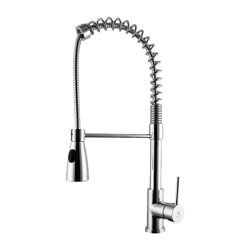 
HIMARK chrome single handle pull down sink faucet kitchen faucet 