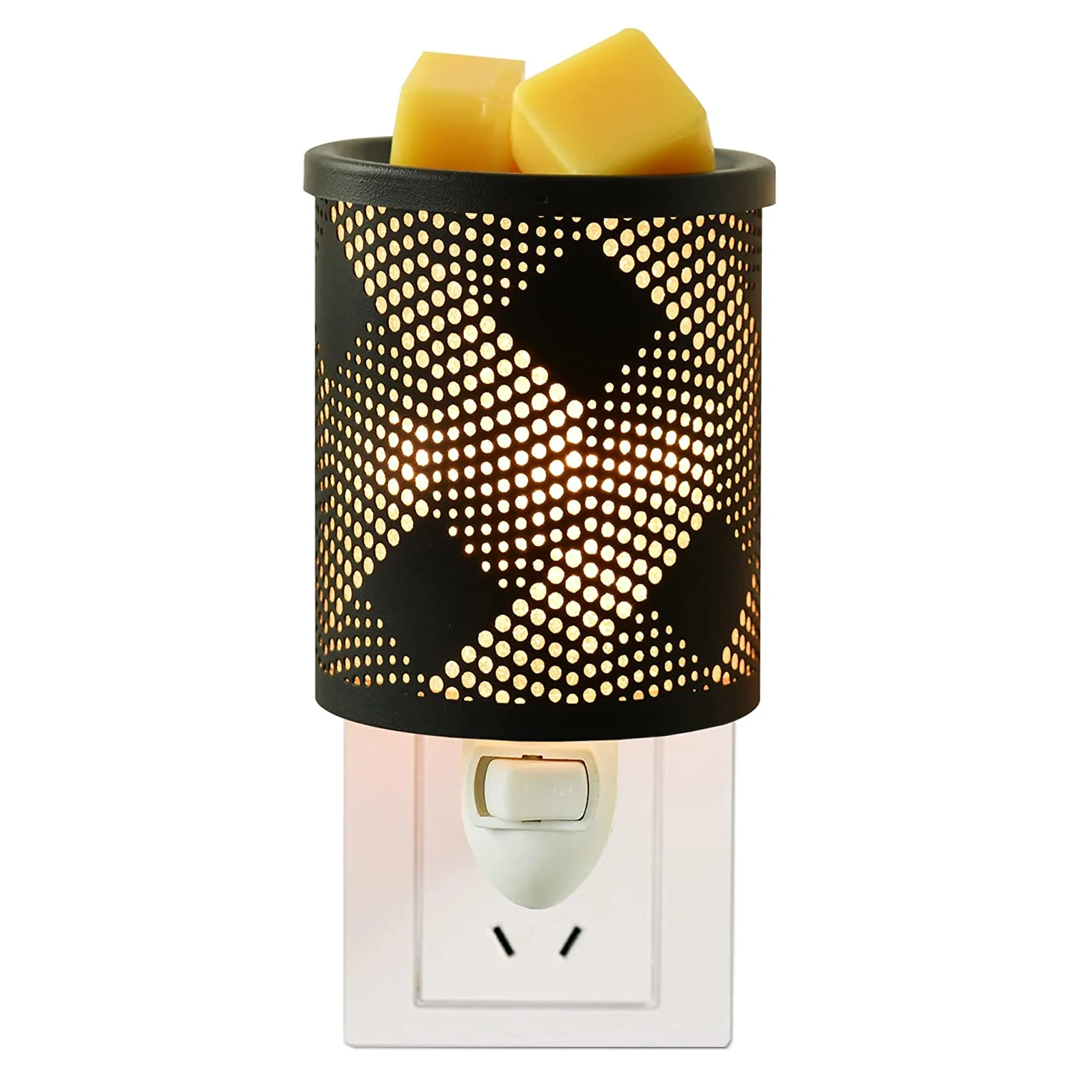 Wholesale  Ceramic Metal Candle Burner Scented Electric Plug In  Wall Wax Melts Warmers