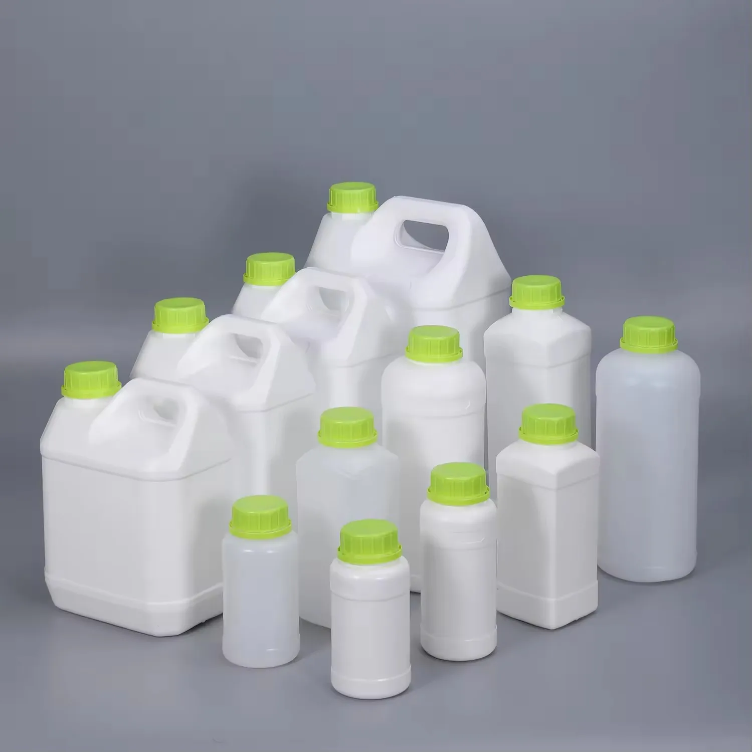 1000 мл пустая лаборатория HDPE Химический реагент вода жидкое удобрение Агрохимическая бутылка с крышкой