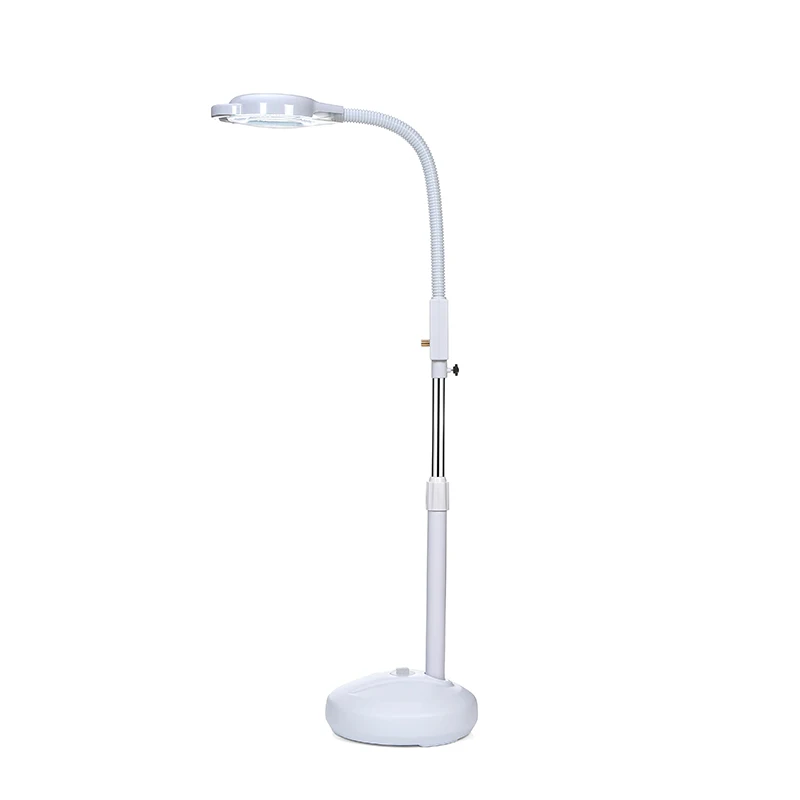 Floor Stand LED Magnifying Lamp 8X Professional Magnifying Lamp Beauty Salon Use