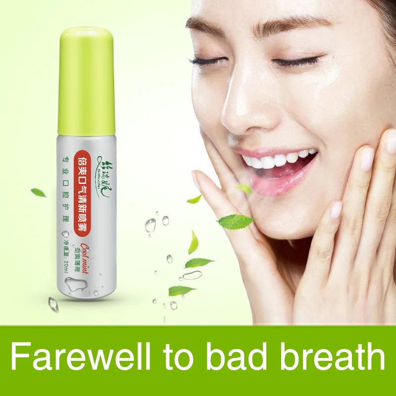 Portable packaging fresh breath mist mint mouth