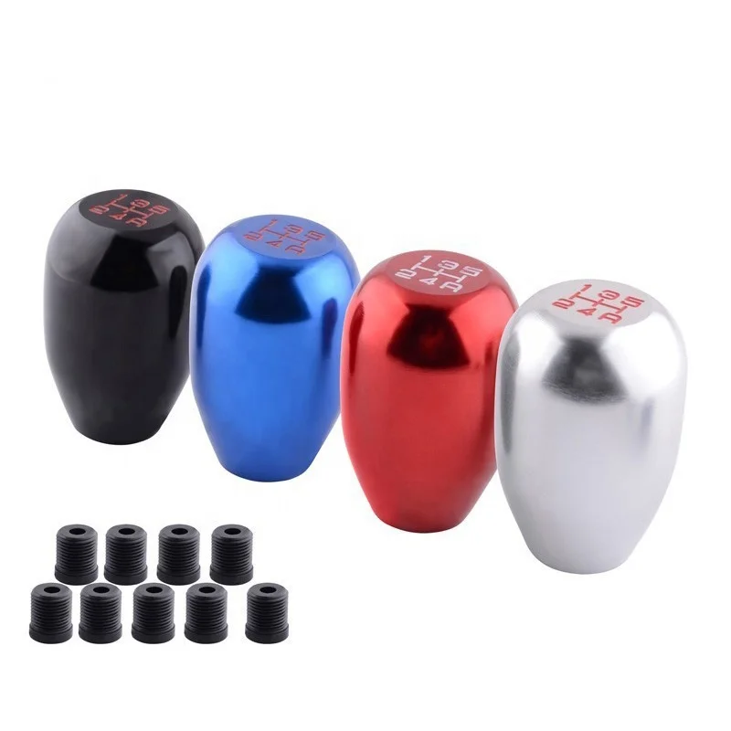 Aluminum gear head auto shift knob carbon fiber car metal Gear Shift Knob general gear stick head refires shift lever