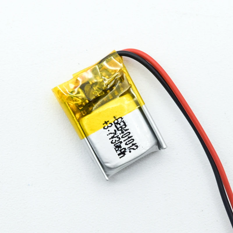 GEB Wholesale lithium polymer battery 3.7v Lipo Battery 401012 30mah rechargeable battery for wireless earbuds