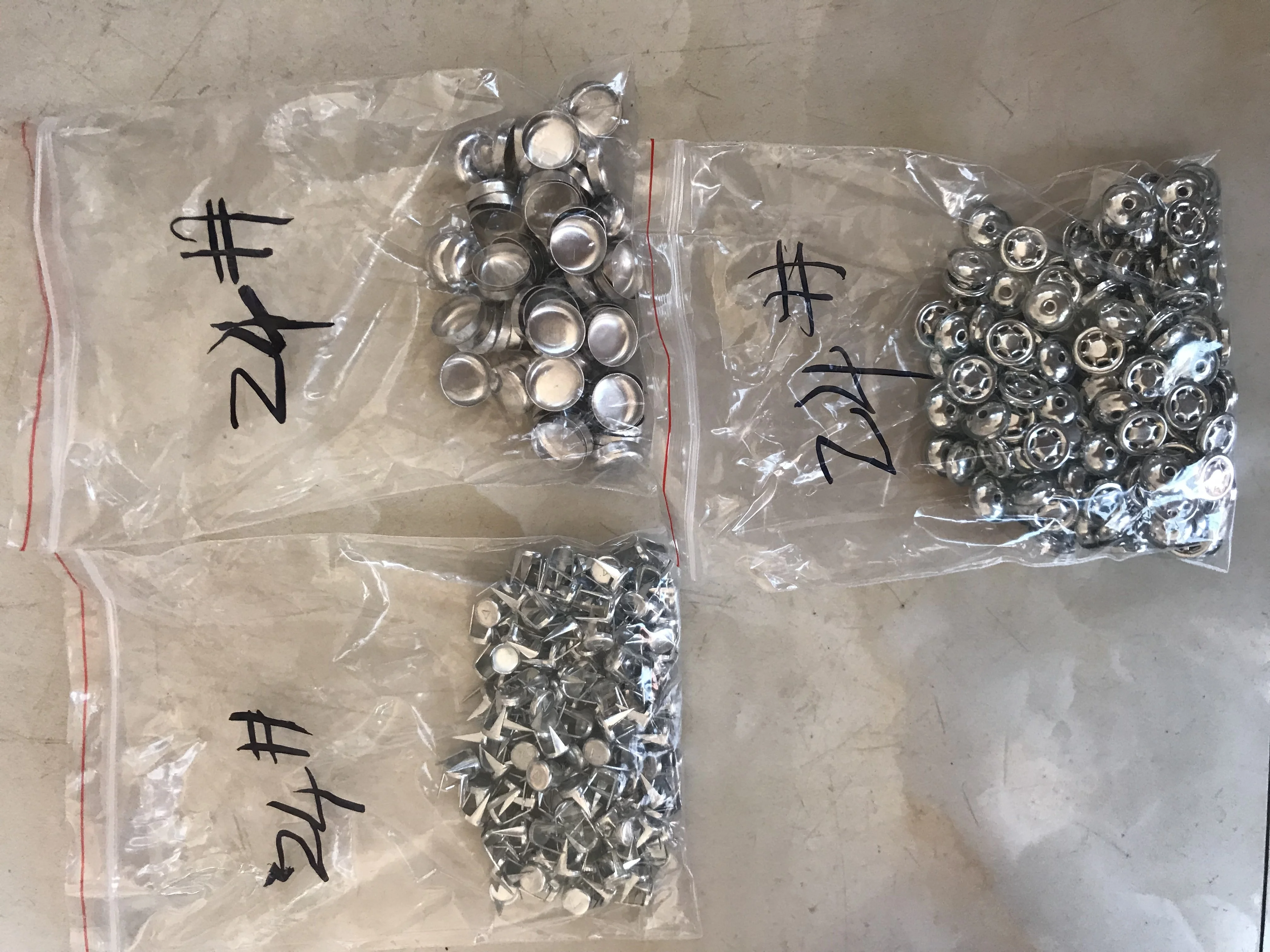 LZ-18 15mm baseball hat top fabric covered button