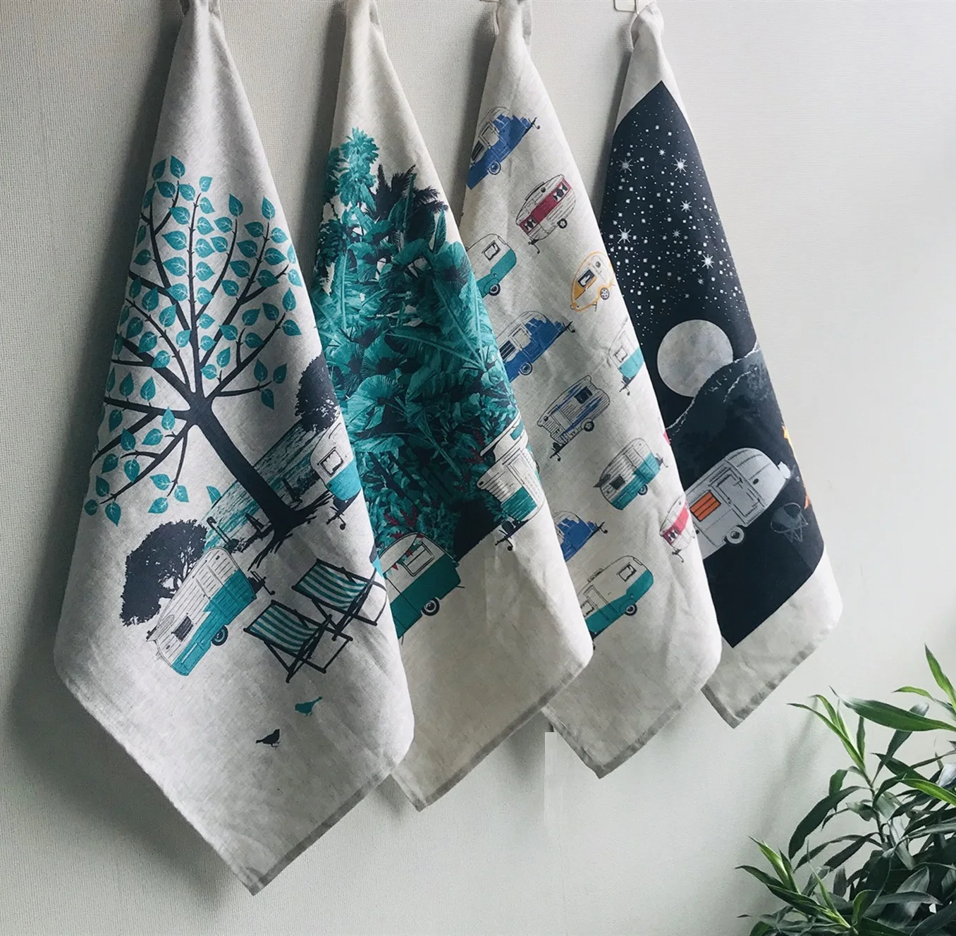 pure linen tea towel