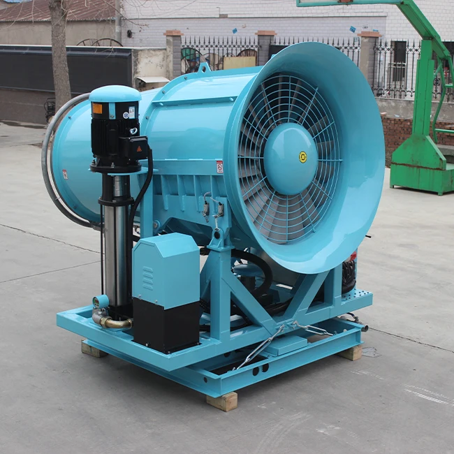 Fog Cannon Sprayer for Agricultural Orchard Construction Plant Mist Blower System High Pressure 100m Pump Metal Customized 2100