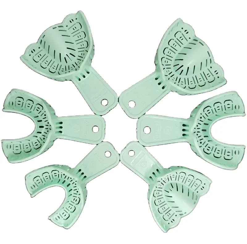 High quality Impression Plastic Dental Tray kit/ 3 pairs/6 pcs