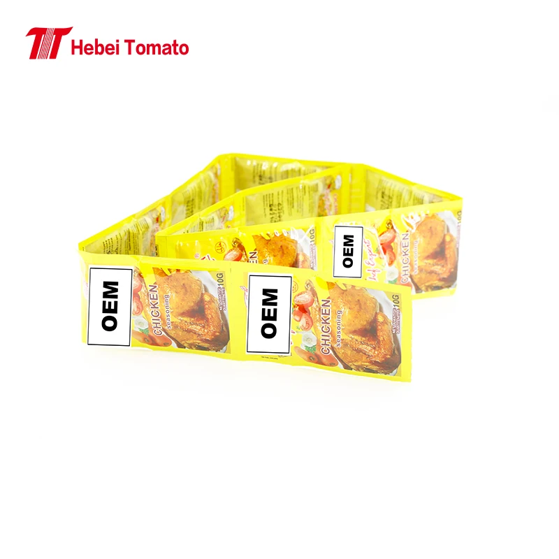 10g Chicken Seasoning Powder Spices Bouillon Chicken Meat Extract Powder for Cooking African Food