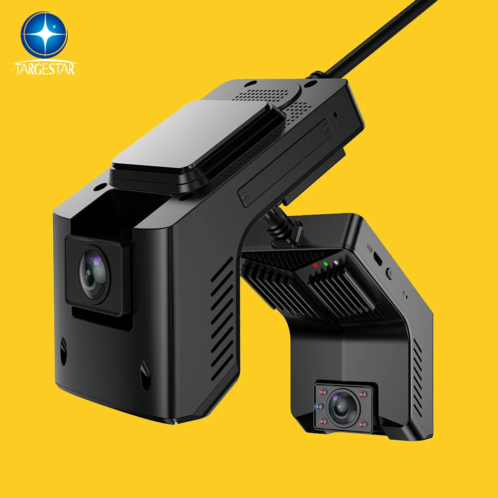 Targestar Car Vehicle Cameras Accessories 4G SIM Card Wifi Dash Cam MDVR SOS Alarm GPS Beidou System Hidden Car DVR Dashcam