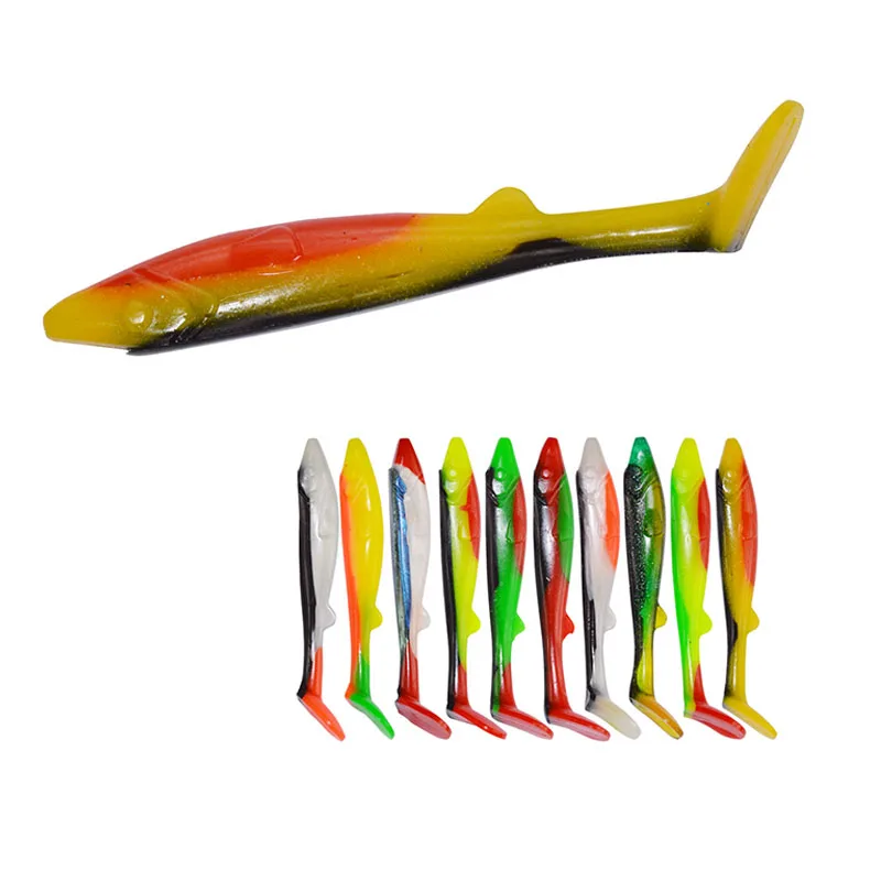 Leurre De Peche Soft Fishing Lures 100mm 8 4g Shad Bait for Freshwater and Saltwater Fishing