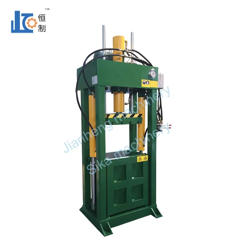 
Lifting Box hydraulic used clothes textile baler machine 