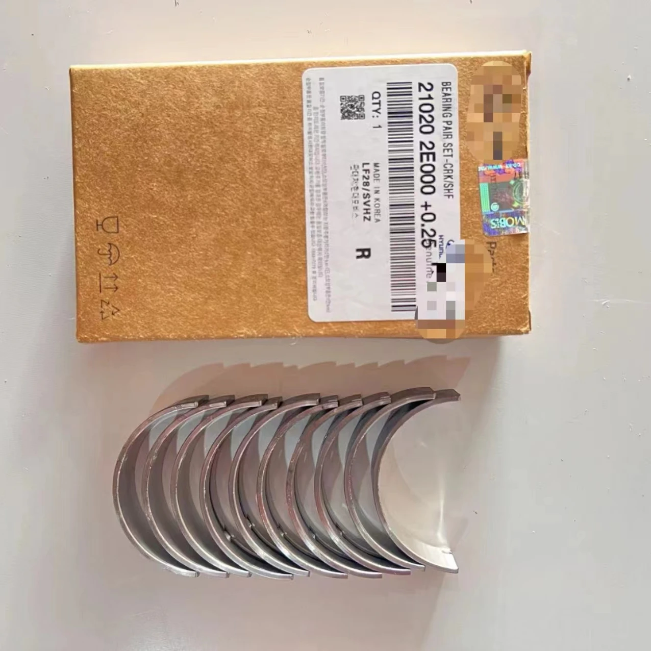 KOREA AUTO PARTS BEARING SET 0.25 size  for Hyundai Kia IX35 IX45 ELANTRA IX25 SONATA TUCS0N SANTAFE K5 K2 K3 K4