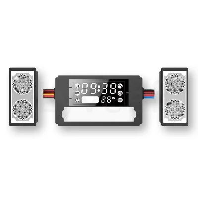Умный зеркальный сенсорный экран светодиодный выключатель освещения Bluetooth USB музыкальный умный переключатель с