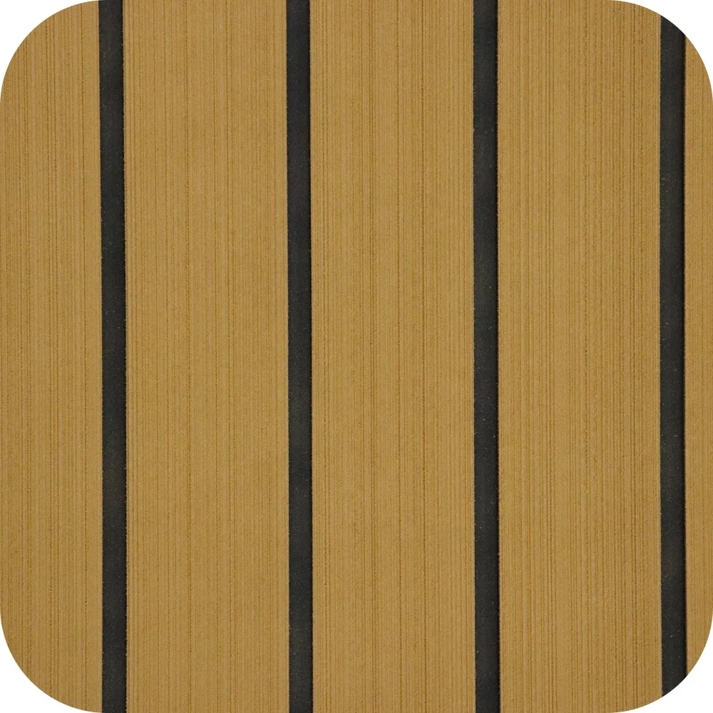 Komin Faux Teak EVA Foam Boat Flooring Light Brown Marine Decking