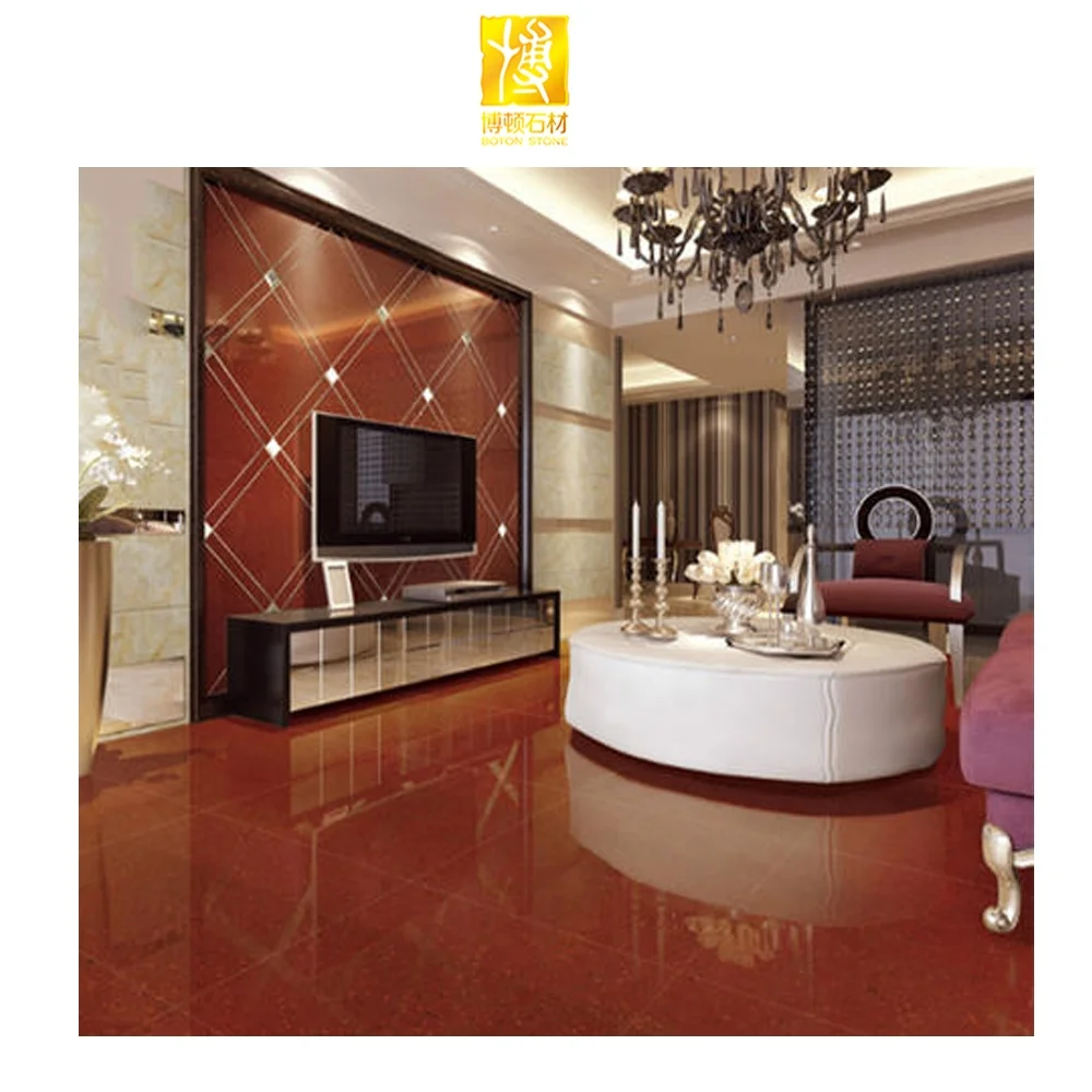 BOTON STONE India Red Granite Polished Tiles 60x60 Ruby Paving Countertop Granite Benchtop