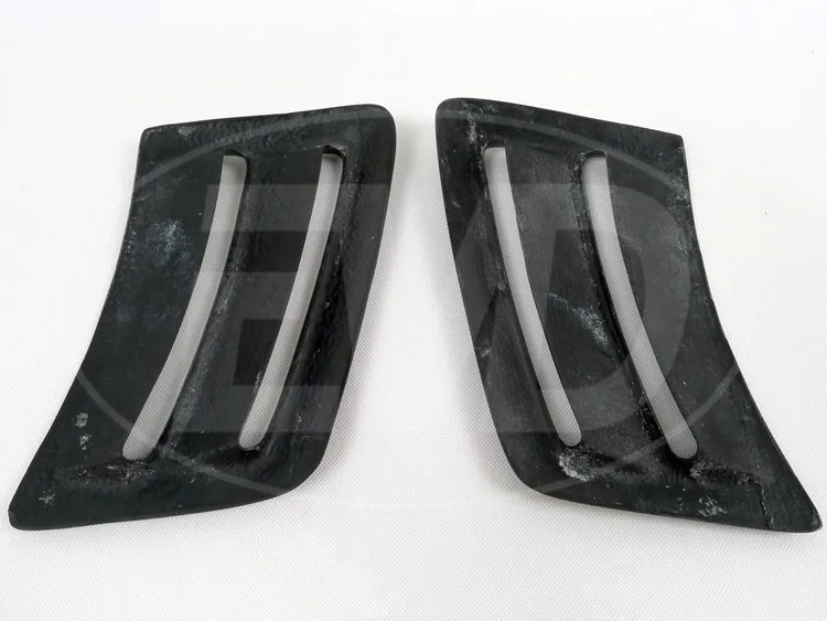 FOR 2008-2010 MERCEDES BENZ C-CLASS W204 AMG C63 CARBON FIBER FRONT BUMPER SIDE VENTS