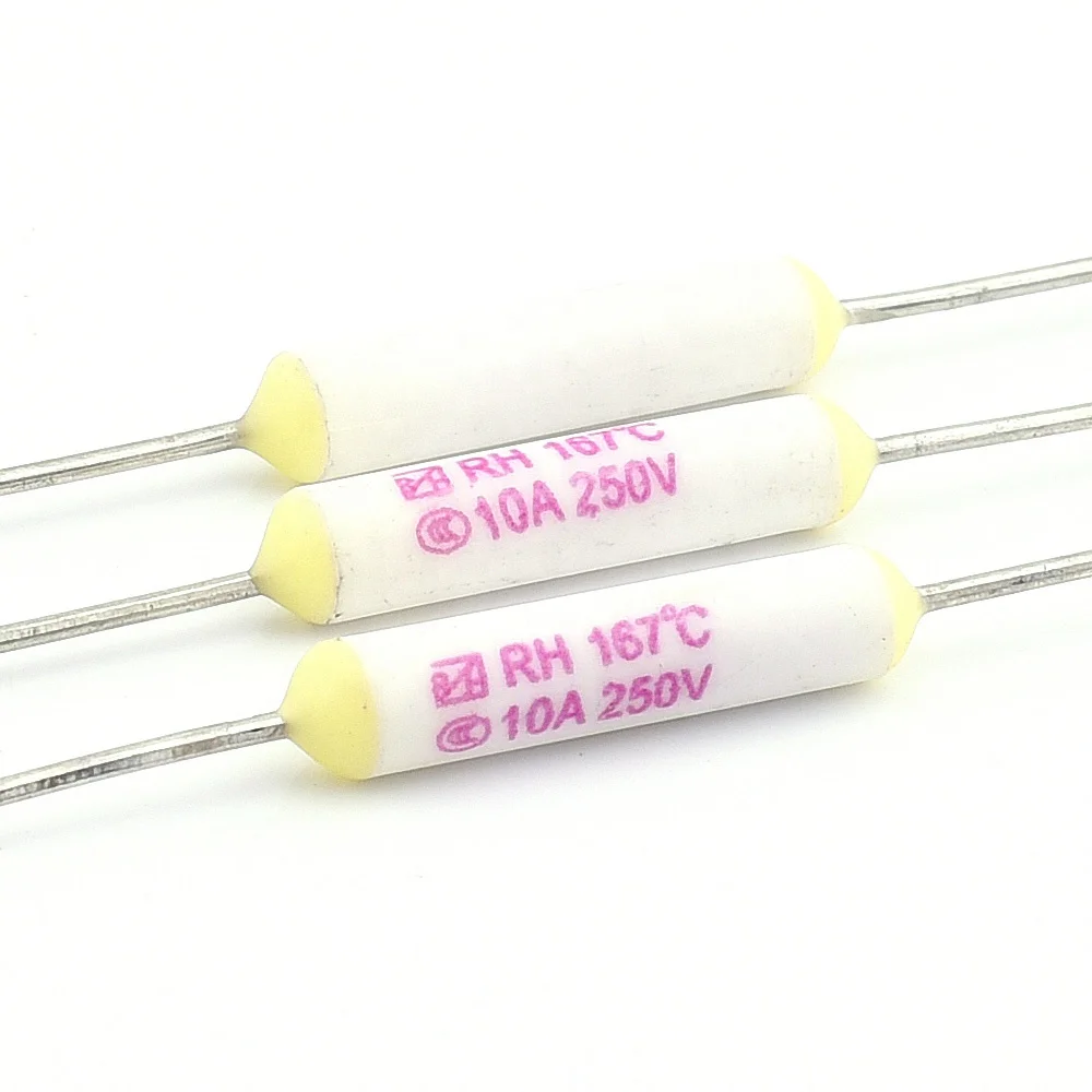 House Home Appliances 1A 2A 5A 10A ROHS Temperature Ceramic Thermal Fuse