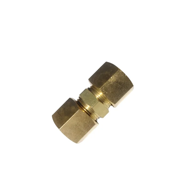 wholesale Hot  Customized Tube  hose Adapter Compression Brass pipe  fitting connector