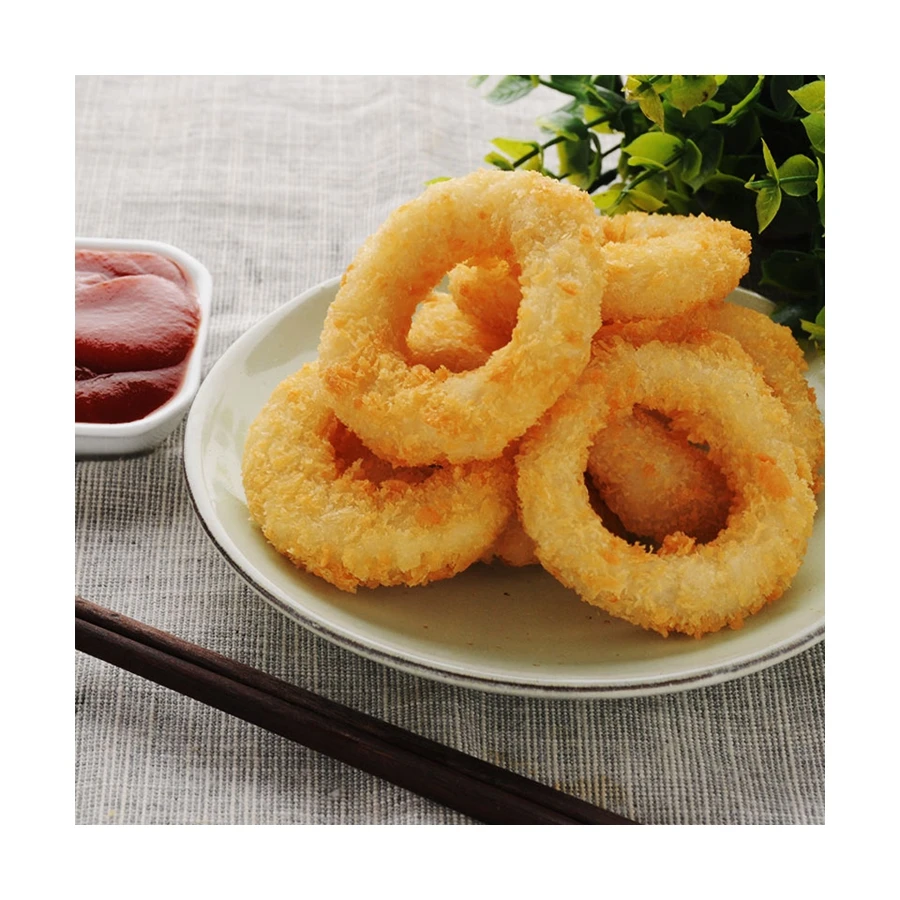 Modern Design Professional Fish Snack Spicy Seafood 20G Seafood Breaded Frozen Breaded Squid Ring