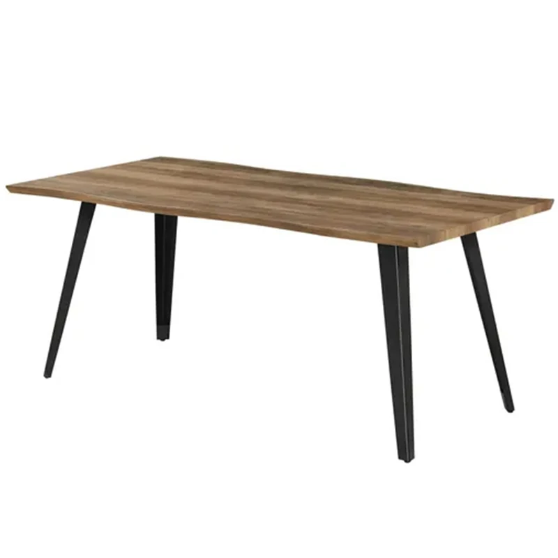Big High Quality Solid Oem Wood Rectangle Luxury Modern Dinning Table