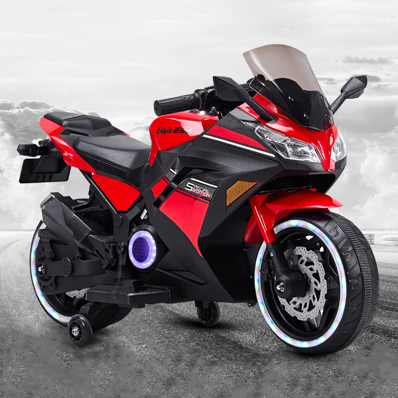 Прямая продажа с завода хорошее качество Детская электрическая игрушка одной кнопкой Детский Электрический мотоцикл