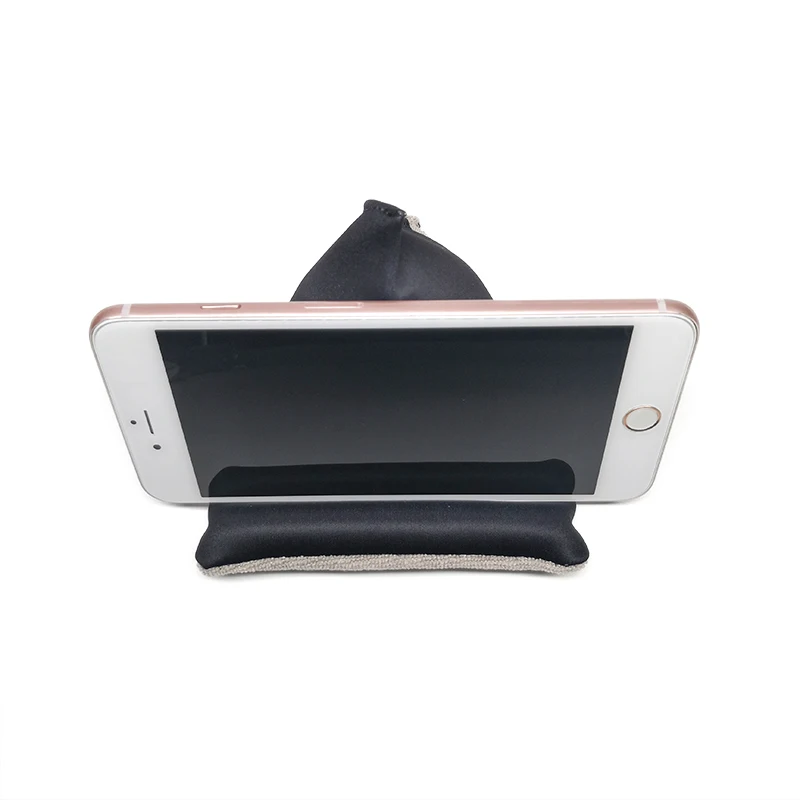 Custom printing microfiber screen lens cleaning cloth stand for phone