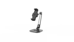 360 Degree Rotating Metal Tablet Holder Stand Adjustable Height 4 to 12.9 inches Phone Stand Desktop Phone and Tablet holder