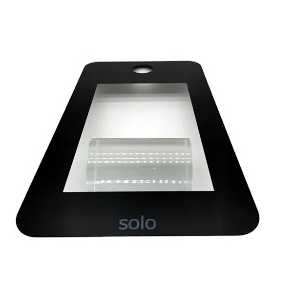 custom cut corning 0.5-2mm gorilla tempared touch glass panel