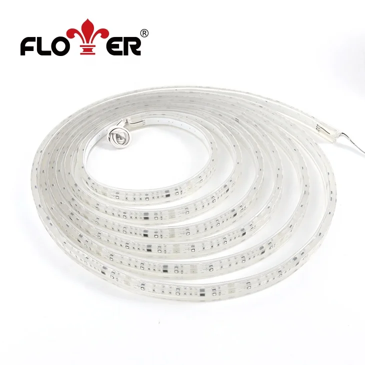 Цветок красный зелёный синий изменение цвета 12 В 3535 гибкая светодиодная лента с управлением SPI