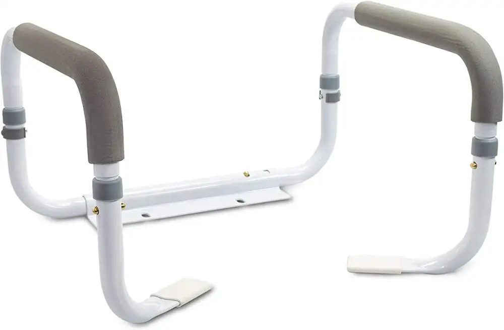 Adjustable Padded armrest grab bar Bathroom Toilet Rail  MK02012