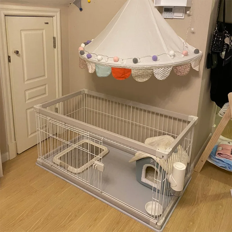 Best Selling High Quality Wood and Metal Pet Dog Crate Durable Portable Indoor Pet Dog rabbit Fence