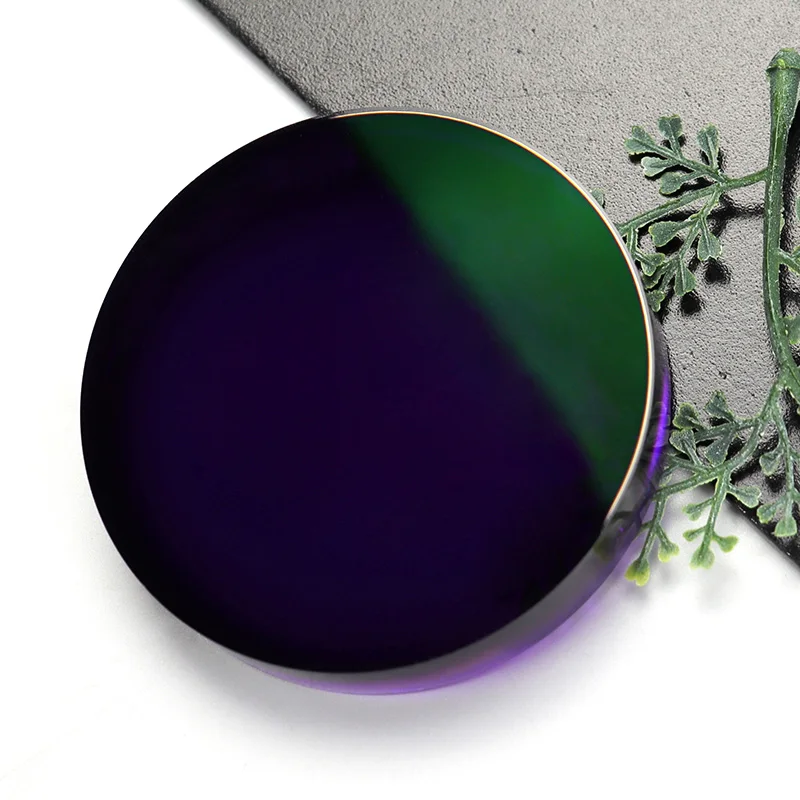 Danyang Factory 1.56  Colorful Photochromic Purple Single Vision Spectacle Lens Lenses