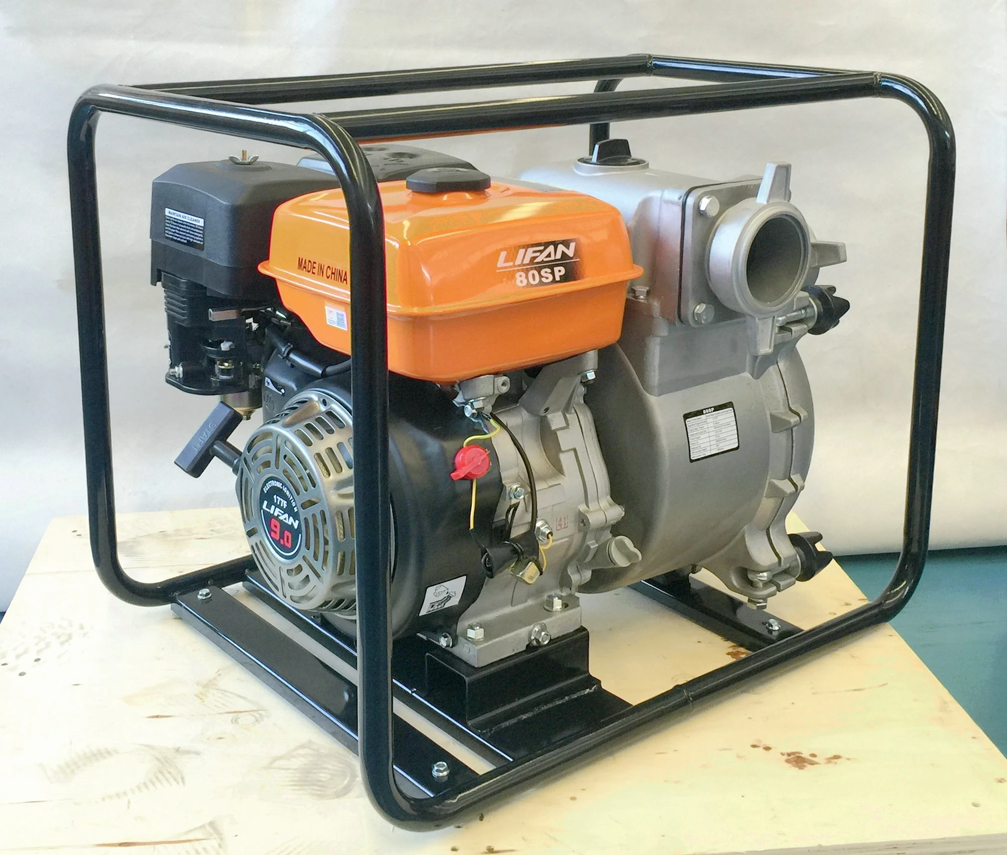 Gasoline water pump 12hp high pressure gasoline petrol mud water pump