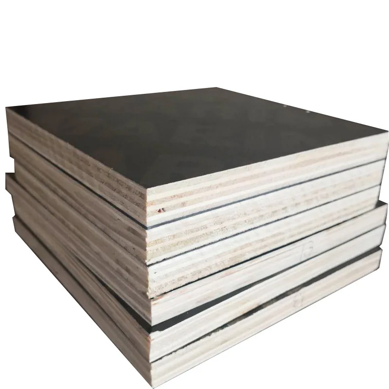 18 mm Film Faced Construction Shuttering Board Phenolic Plywoods Black concrete Formwork Film faced Plywood