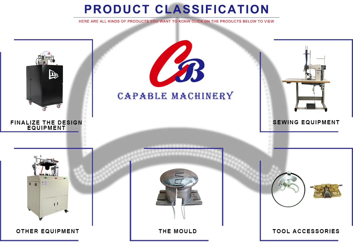 CBGZ-814 Automatic sew the brim of hat sweat belt sewing machine making hat machinery