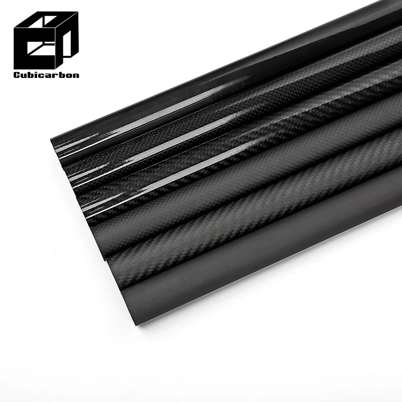 16 inch 18 inch ud Carbon Tube High Strength Custom 1 inch 25mm OD Carbon Fiber Tubing Cnc drilling holes