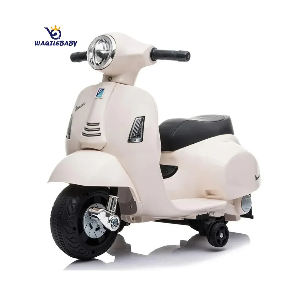 kids ride on electric cars toy for wholesale new model mini vespa GTS 6V baby ride on motorcycle