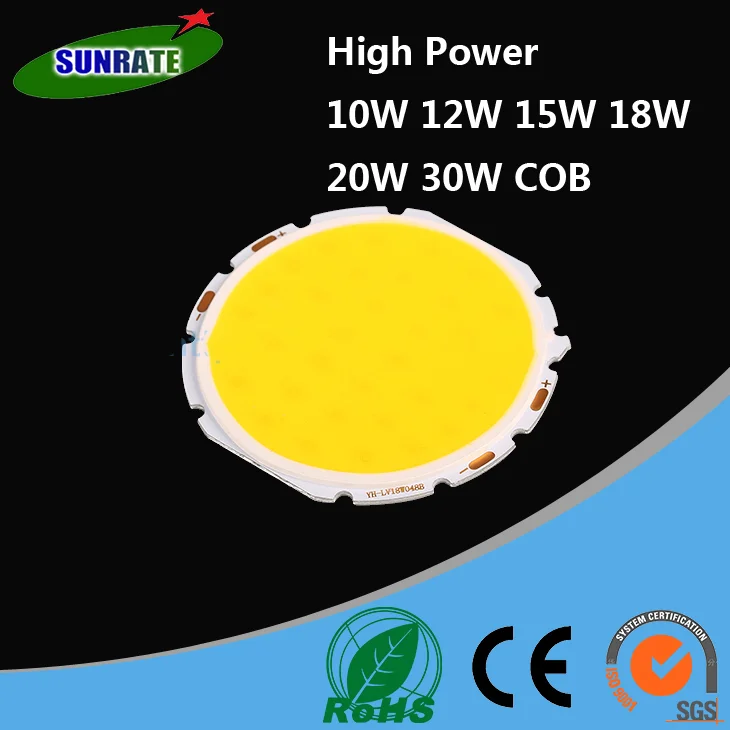 High efficiency energy saving  10w  15w 18w  20w cob led chip   2 years warranty cheaper COB led spotlight for lighting