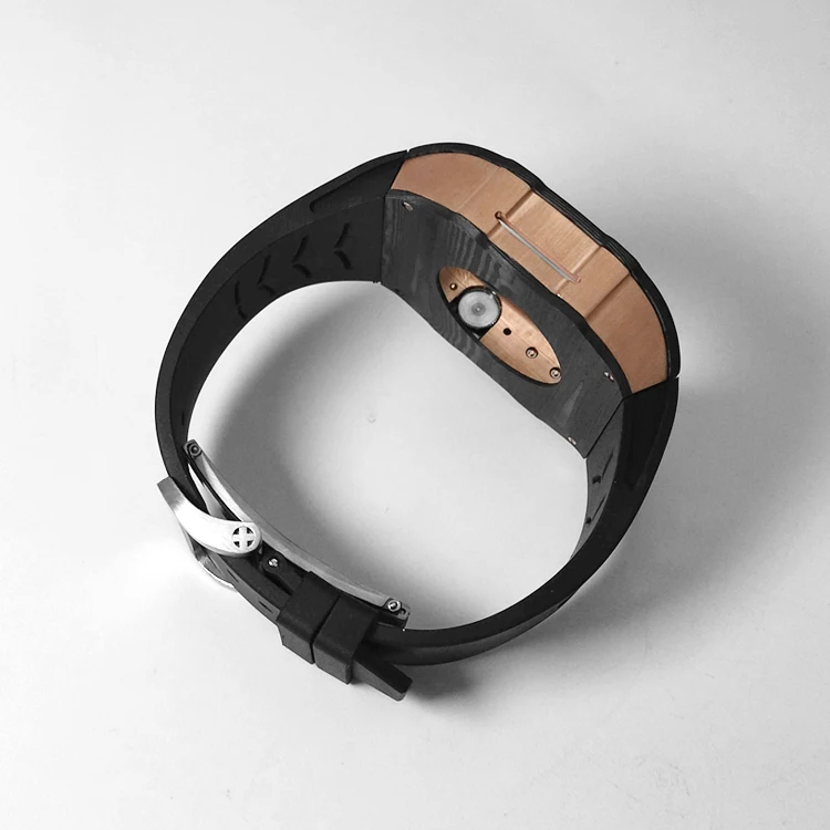 Китайский производитель OEM корпус часов из углеродного волокна запчасти для apple watch крутой мужской наручные часы
