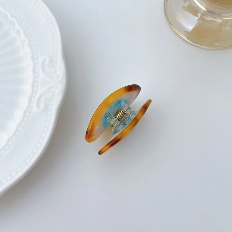 custom fashion cute 3.8cm acetate hair claw INS evil eye hair accessories evil eye hair clip