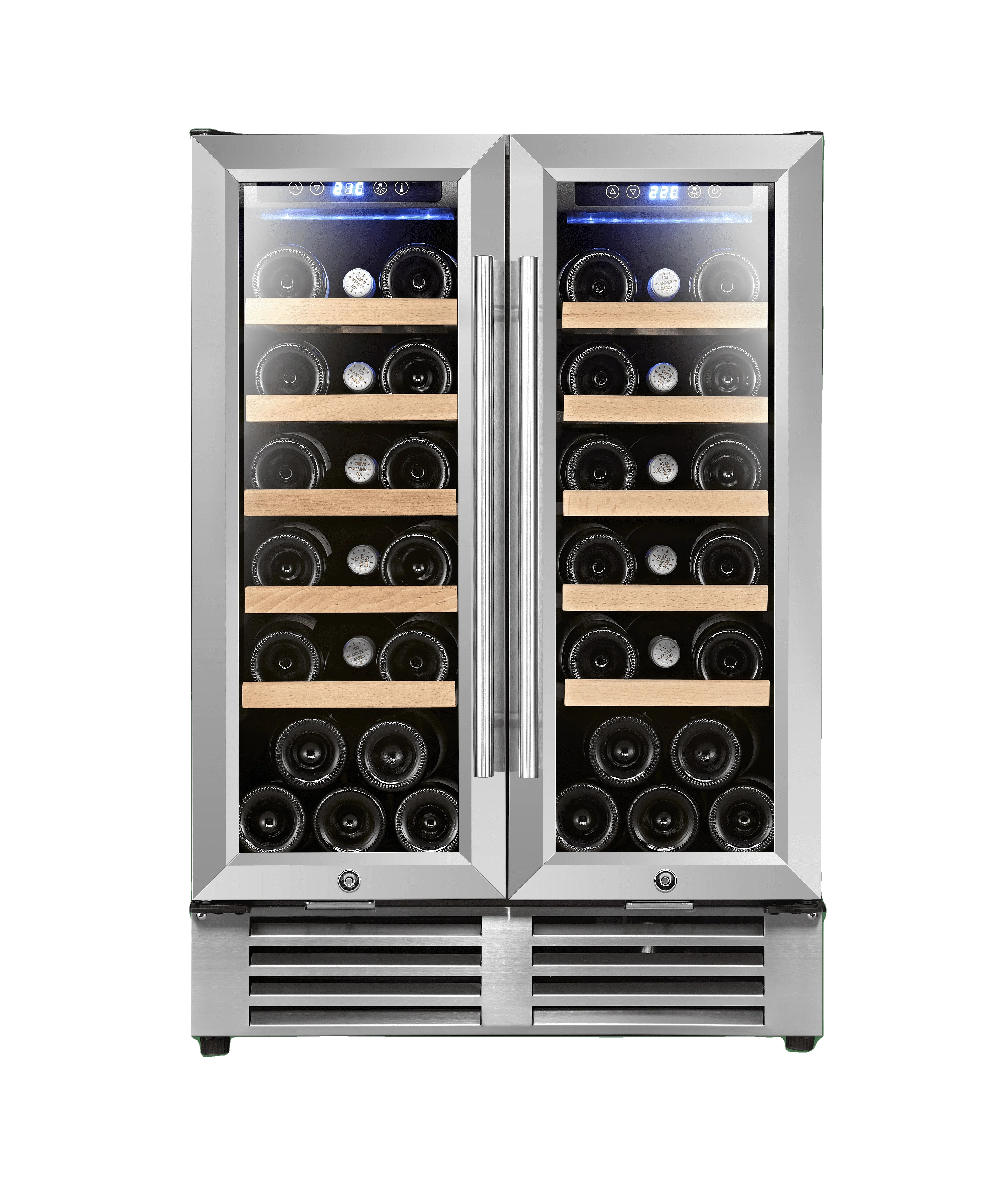 custom wine drink cooler beverage cooler 120L display  electric refrigerator cooler for hotel